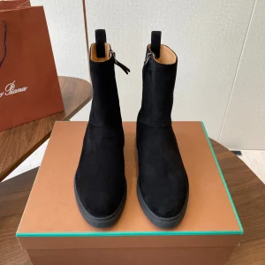 LP latest short boots  black suede 388107