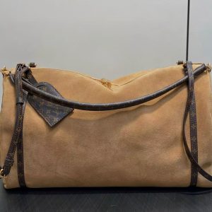 LV Express Travel Bag Hazelnut Brown Cowhide Frabic