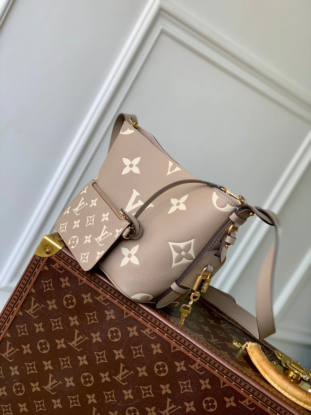 LV All In BB bag Gray Monogram Empreinte leather 240980 - Image 6