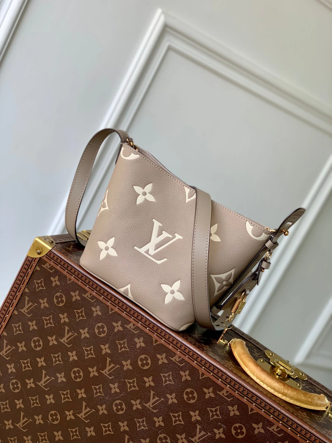LV All In BB bag Gray Monogram Empreinte leather 240980 - Image 3