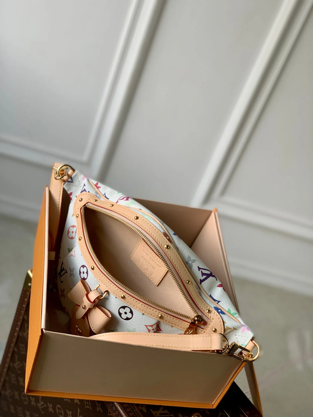 LV High Rise bumbag Multicolor Canvas Cowhide 241033 - Image 3