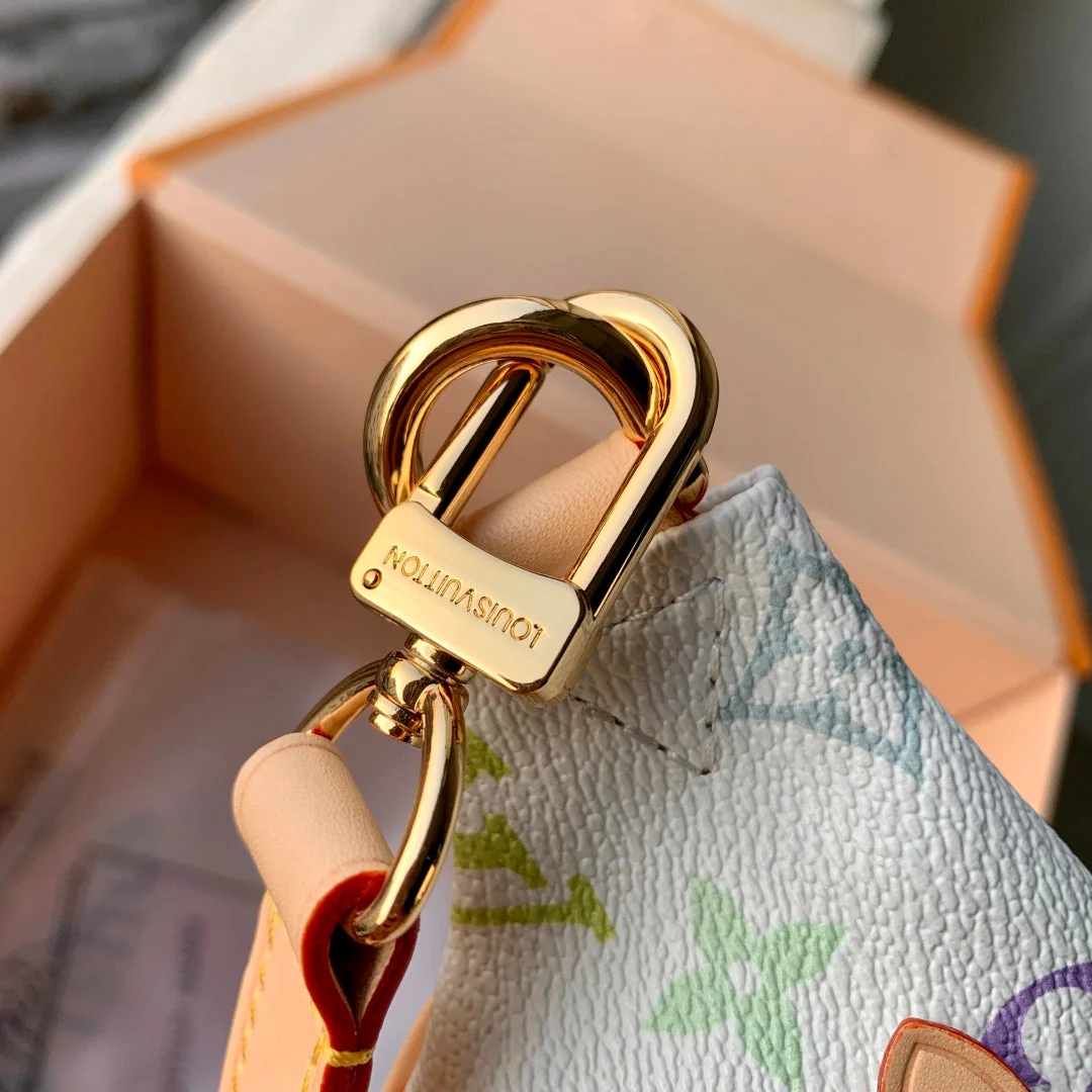 LV High Rise bumbag Multicolor Canvas Cowhide 241033 - Image 6