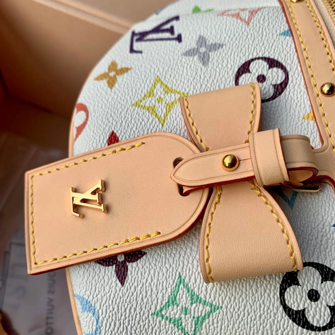 LV High Rise bumbag Multicolor Canvas Cowhide 241033 - Image 4