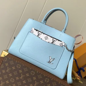 LV Marelle 30cm Tote Bag Blue Epi grain leather 241068