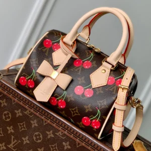 Speedy BandouliÃ¨re Cherry bag Brown Beige Monogram Canvas 251532