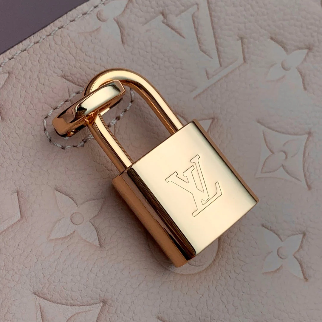 Anytime 42cm Tote Bag Light Pink Gold Empreinte leather 251561 - Image 4