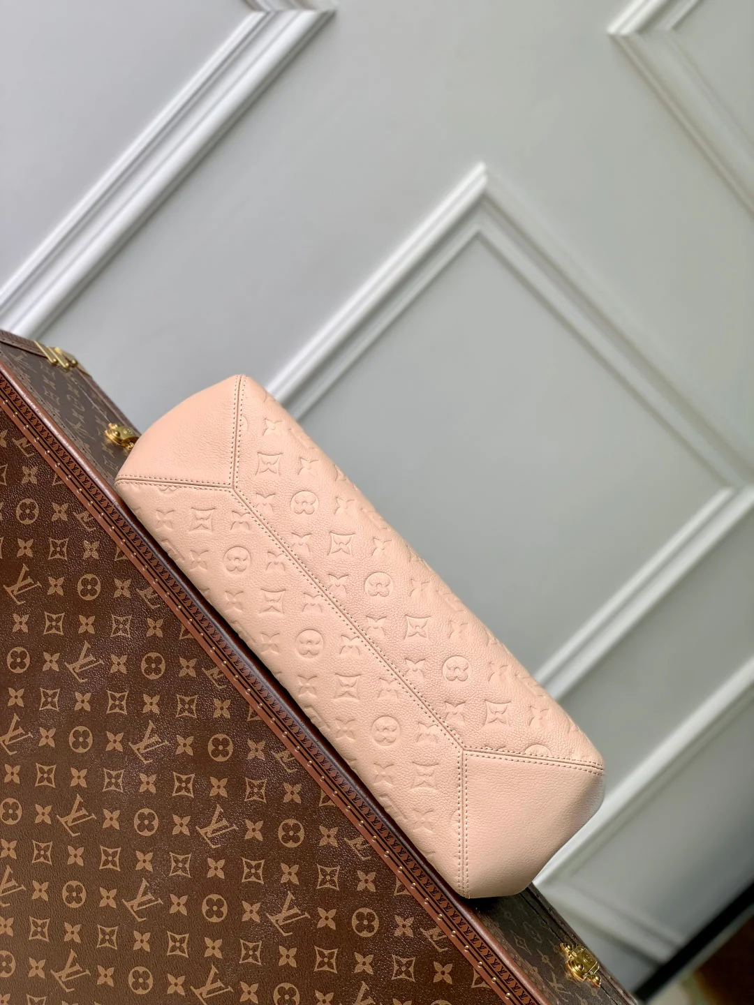 Anytime 42cm Tote Bag Light Pink Gold Empreinte leather 251561 - Image 3