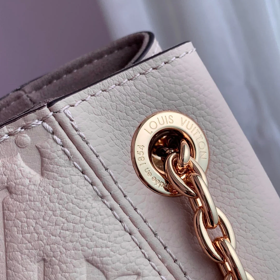 Anytime 42cm Tote Bag Light Pink Gold Empreinte leather 251561 - Image 5