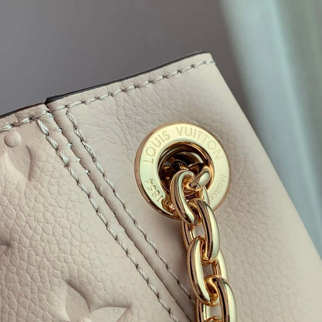 Anytime 34cm Tote Bag Pure Beige Gold Empreinte leather 251568 - Image 5