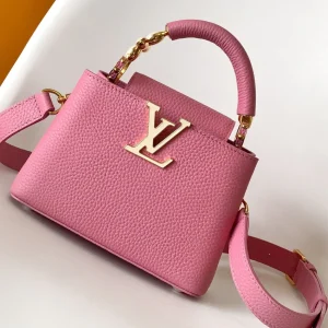 Capucines BB 21 cm Bag Pink Taurillon leather 251680