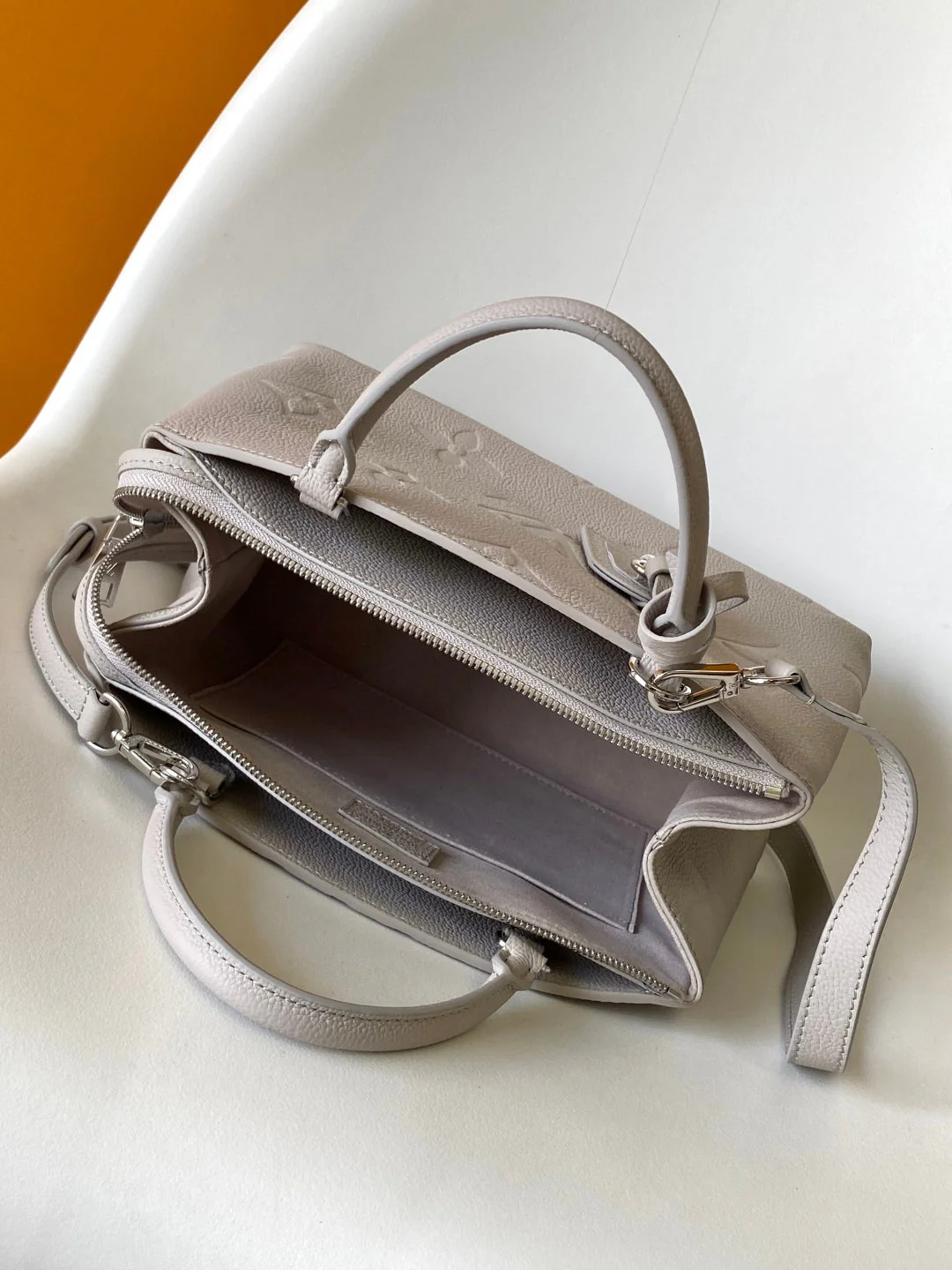 LV Petit Palais Bag Gray Cowhide 251695 - Image 7