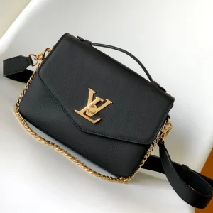 LV Oxford Bag 22cm Black Gold Cowhide 252069