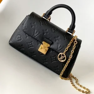 LV Nano Madeleine bag 21cm Black Cowhide 252075