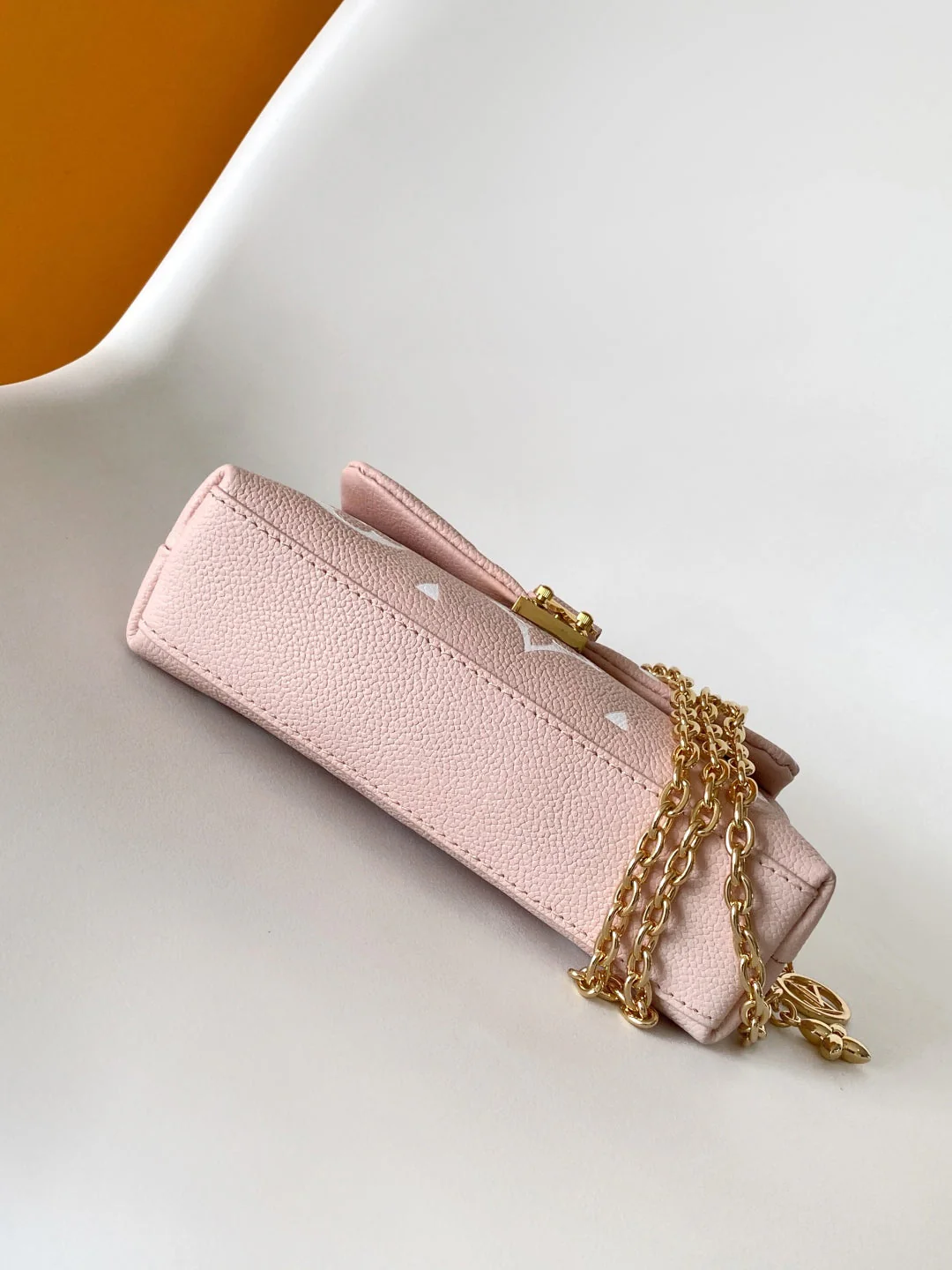 LV Nano Madeleine bag 21cm Pink White Cowhide 252077 - Image 3