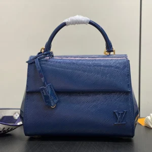 LV Cluny Bag Sapphire Blue  Epi leather