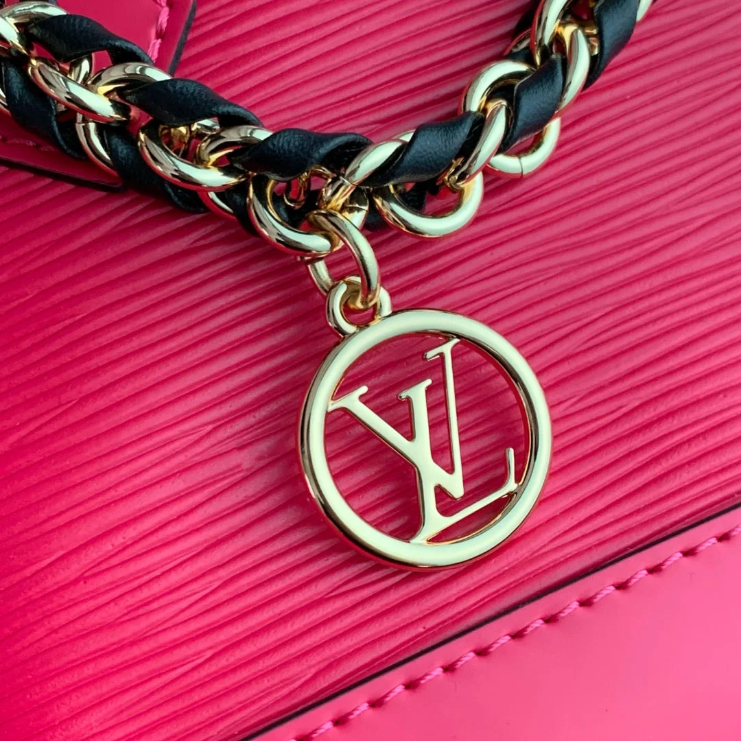 LV Alma Monogram Bag 19.5cm Rose Red Epi Leather 337570 - Image 6