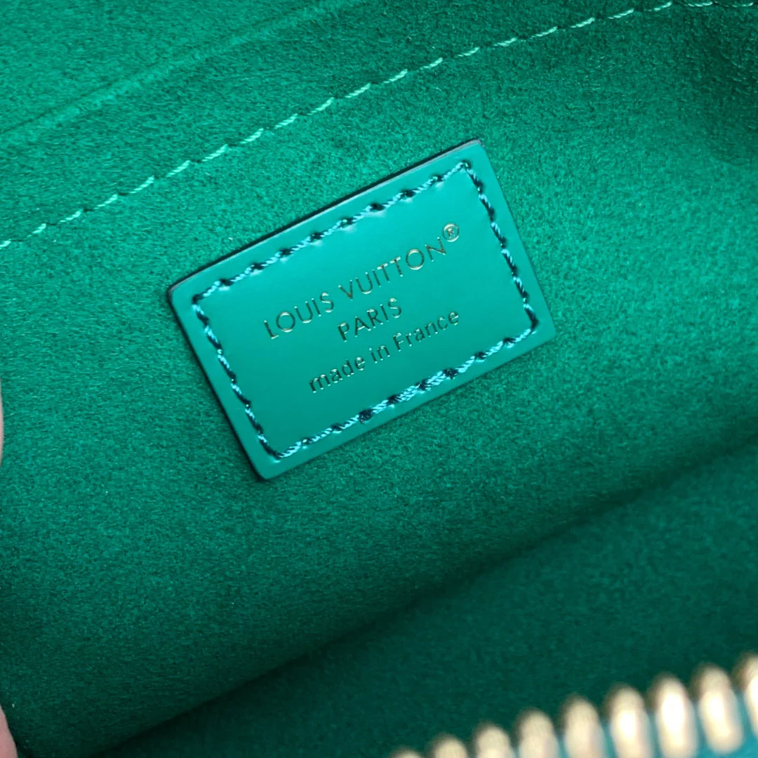 LV Alma Monogram Bag 19.5cm Green Epi Leather 337576 - Image 8