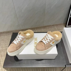 CD Star sneakers pink beige cowhide wool 539689