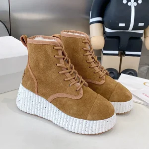 Chloe snow boots brown suede 531622