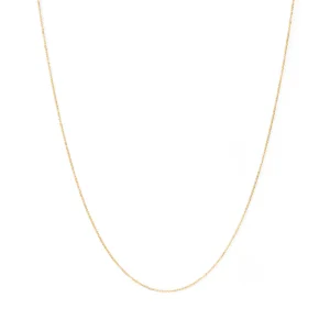 45cm Diamond Cut Singapore Chain in 9kt Yellow Gold