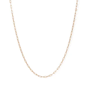 45cm Fine Paperclip Chain in 9kt Yellow Gold