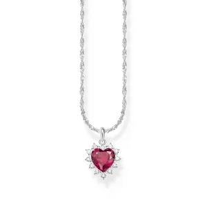 THOMAS SABO Romantic Ruby Heart Pendant Necklace