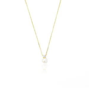 OCEANS NOOSA FRESHWATER PEARL NECKLACE GOLD