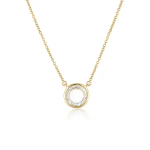 GEORGINI NOEL NIGHTS SLICED STONE NECKLACE GOLD