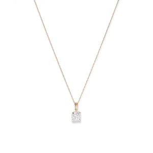 45cm 1.50ct Laboratory-Grown Diamond Solitaire Necklace in 9kt Yellow Gold