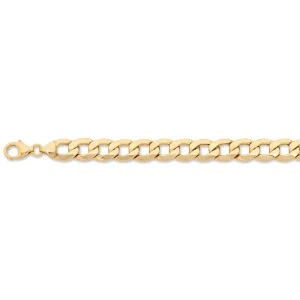 55cm Curb Chain in 9kt Yellow Bonded Gold