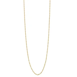 55cm Solid Singapore Chain in 9kt Yellow Gold
