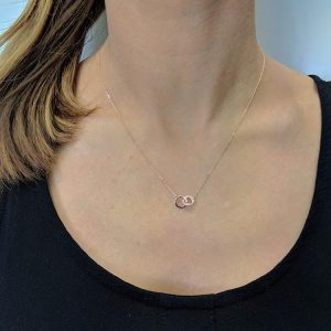 Georgini Lynx Rhodium Necklace