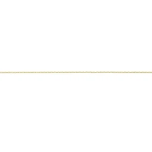 9kt Yellow Gold Curb Necklace 60cm