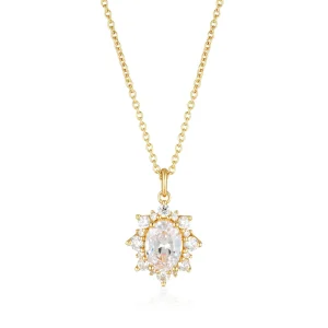 GEORGINI ICONIC BRIDAL ELOISE PENDANT GOLD