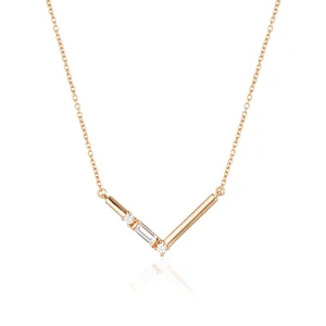 GEORGINI THE LAYERED EDIT TIGA NECKLACE ROSE GOLD