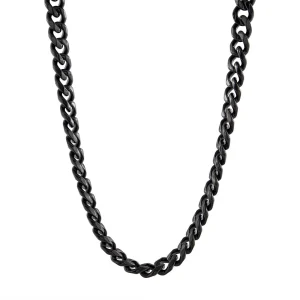 55cm Chunky Curb Chain Necklace in Stainless Steel