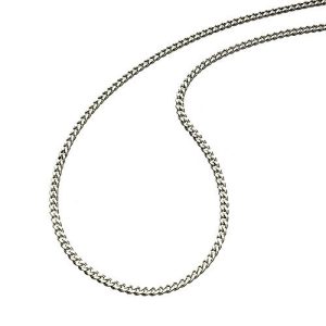 50cm Curb Chain Necklace in Sterling Silver