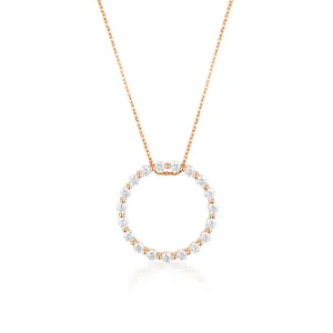 Georgini Circle of Life Rose Gold  Necklace