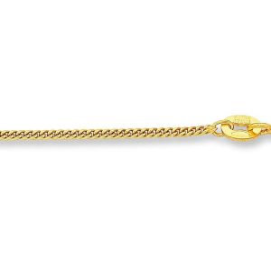 50cm Curb Chain in 9kt Yellow Bonded Gold