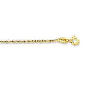 55cm Curb Chain in 9kt Yellow Bonded Gold
