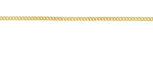 60 Gauge Curb 9kt Yellow Gold Necklace 55cm