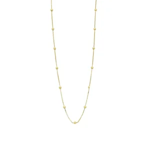 45cm Box and Ball Chain in 9kt Yellow Bonded Gold