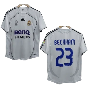 Beckham 2006-07 Real Madrid Home Jersey  Retro Collection