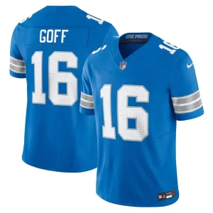 NFL Detroit Lions Blue Jared Goff 16 Limited