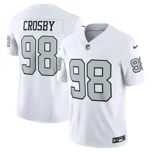 NFL Las Vegas Raiders Maxx Crosby 98 White Limited