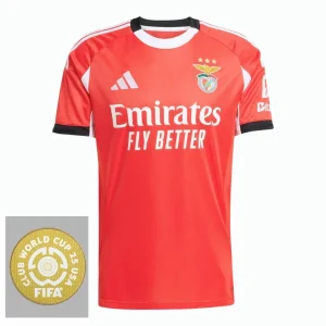 Benfica Home Fan Jersey 2025/26 Patch Club World Cup