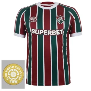 Fluminense Home Fan Jersey 2025/26 Patch Club World Cup