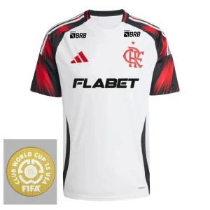 Flamengo Away Fan Jersey 2025/26 Patch Club World Cup - All Sponsors