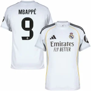 Real Madrid Mbappé 9 Home Fan Jersey 2025/26