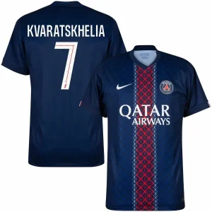 PSG Kvaratskhelia 7 Home Fan Jersey 2025/26